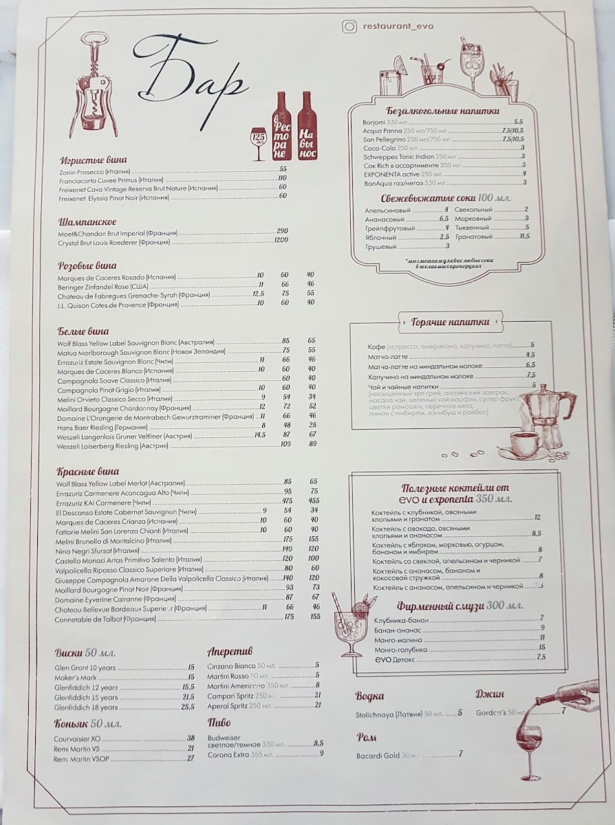 Menu Evolution-2